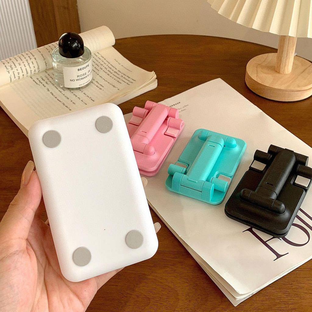 Portable Folding Tablet and Phone Stand: Desktop, Adjustable, Ideal for Live Broadcasts and Logo Gifts