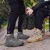 Męskie Pustynne Wysokie Outdoorowe Buty Turystyczne Odporne na Przebicie - Antypoślizgowe, Odporne na Ścieranie Taktyczne Sneakersy