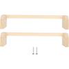 15.7 X 4.7 X 3.1in Square Pole Safe Wooden Hens Roosting Stand, Large Bird Stand, for Pet Chicken Large Bird
