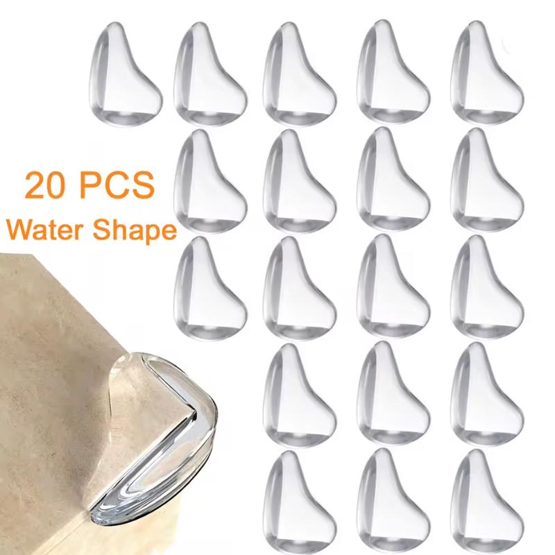 10pcs/20pcs Baby Safety Silicone Protector Table Corner Edge Protection Cover Electric Socket Children Anticollision Guards