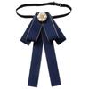 Bow Tie for Women Accessory Shirt Suit Adjustable Elastic Band Classic Polyester Easy