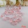 DIY Acryl Transparent Doppelspitzige Reiskörner für Schmuck und Gardinendekoration (7x19mm)