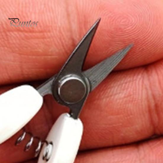 Mini sada pletacích nůžek s ochranným pouzdrem Úložný box Přenosný tvar Čepel Malé nůžky Šití Vyšívání Křížkovým stehem Pletení Háčkování