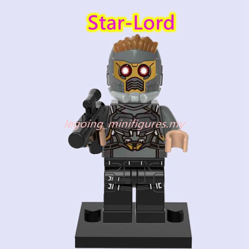 Kompatibel mit Minifiguren Star-Lord Marvel Avengers Endgame Bausteine Spielzeug für Kinder