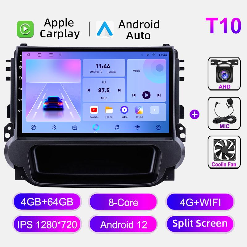 For Chevrolet Malibu 2012-2015 Car Radio Auto Stereo GPS Navigation BT WIFI Carplay Multimedia Video Player Android 12 Head Unit