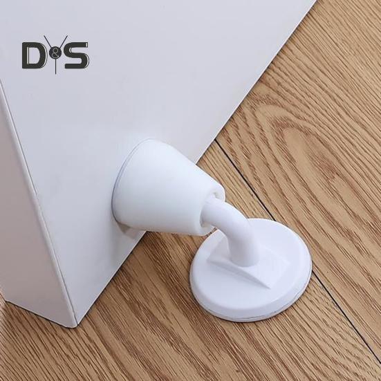 Silicone Door Stopper Wall Protector Shock Absorbent Noise Free Self-Adhesive No Drilling Anti-collision Floor Mount Door Catch Doorstop