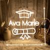 Custom Graduation Name Neon Sign, Congrats Grad Name Sign Class of 2025 Graduation Prom Party Neon Light Backdrop Decor, Gift for Friends, Class Room