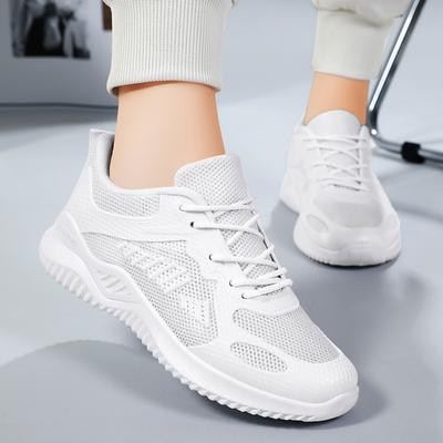 Sneakers Dames, Casual Ademende Hardloopschoenen, Zachte Zool Koreaanse Trend Enkele Schoenen