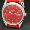 VINTAGE REFURBISHED SEIKO 5 AUTOMATIC 6309A JAPAN MENS RED DIAL WATCH a441228-4