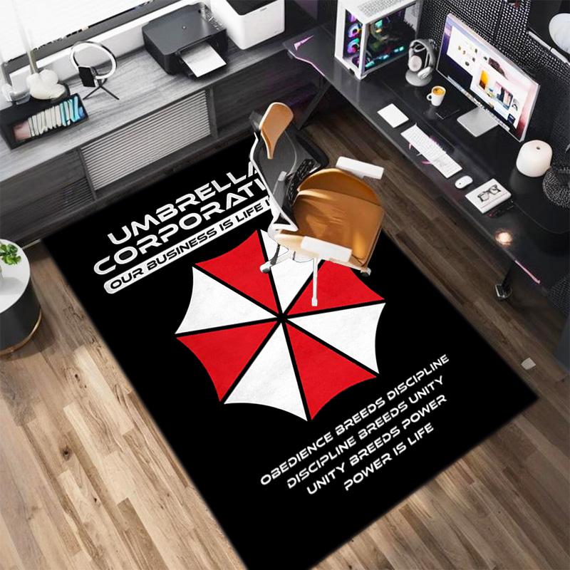 Sci-Fi Game Resident Evil, Umbrella Corporation, Soft Carpet, Home Living Room, Office Chair Pad, Door Mat, Door Mat Carpet U1
