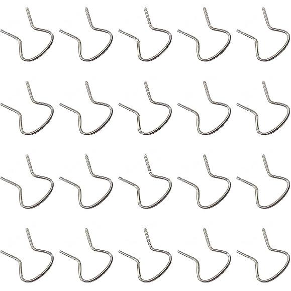20PCS Car Window Crank Retainer Clips, 76980 Window Handle Retainer Clip Assortment,Door Window Crank Handles Metal Retaining Clips, Universal for