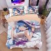 Animation ZERO - Another World Bedding Set for Adult Kids,Ramu Rem Duvet Cover Set with Pillowcases Children's birthday gift