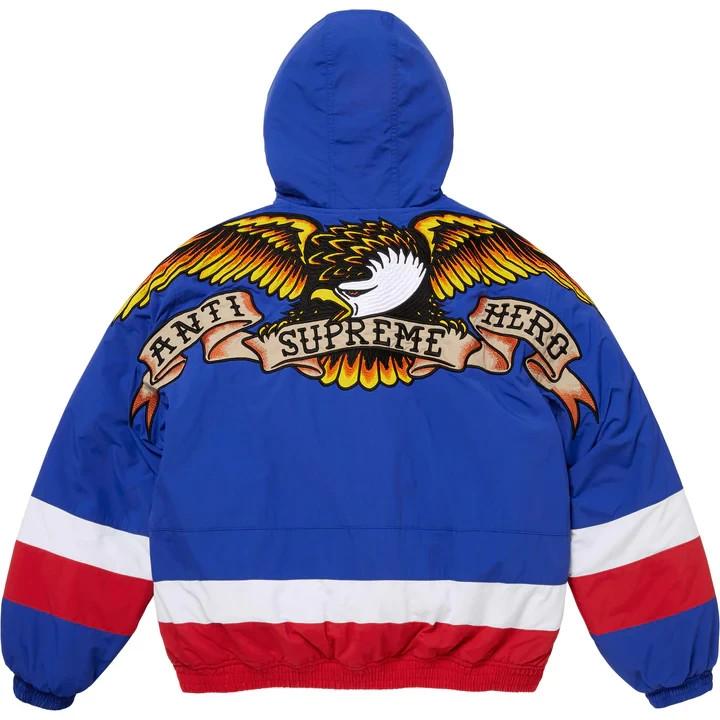Supreme ANTIHERO Stadium Jacket Blue