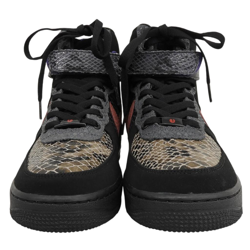 Pristine NIKE High cut sneakers black Natural leather mens 26cm 555107-001 Used