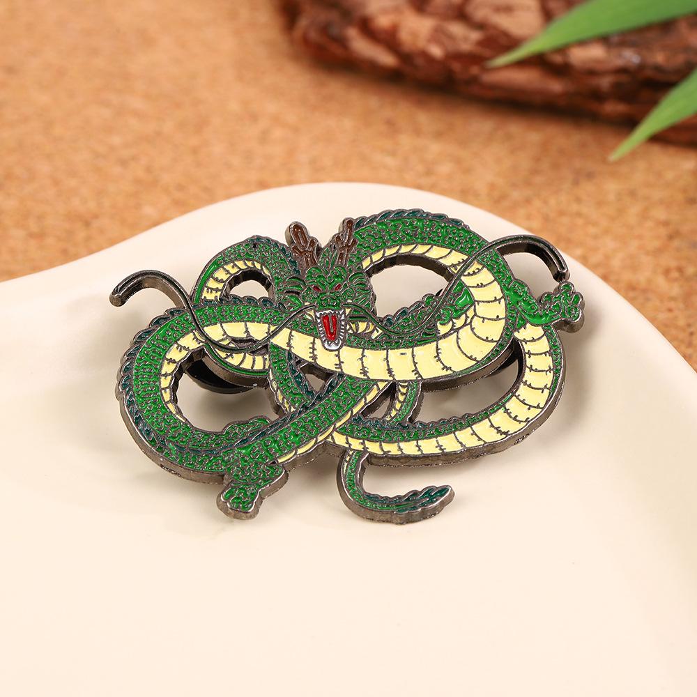 Anime Dragon Ball Dragon Brooch Premium Light Luxury Backpack Ornaments Cartoon Accessories
