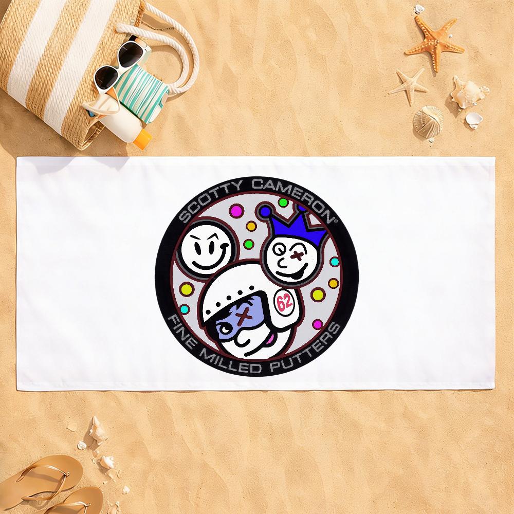 

Fashion S-Scotty-Y Logo C-Cameron Towel Quick Dry Absorbent Beach Towel for Sports, Fitness, Swimming and Outdoor Activities W30*H60(CM)