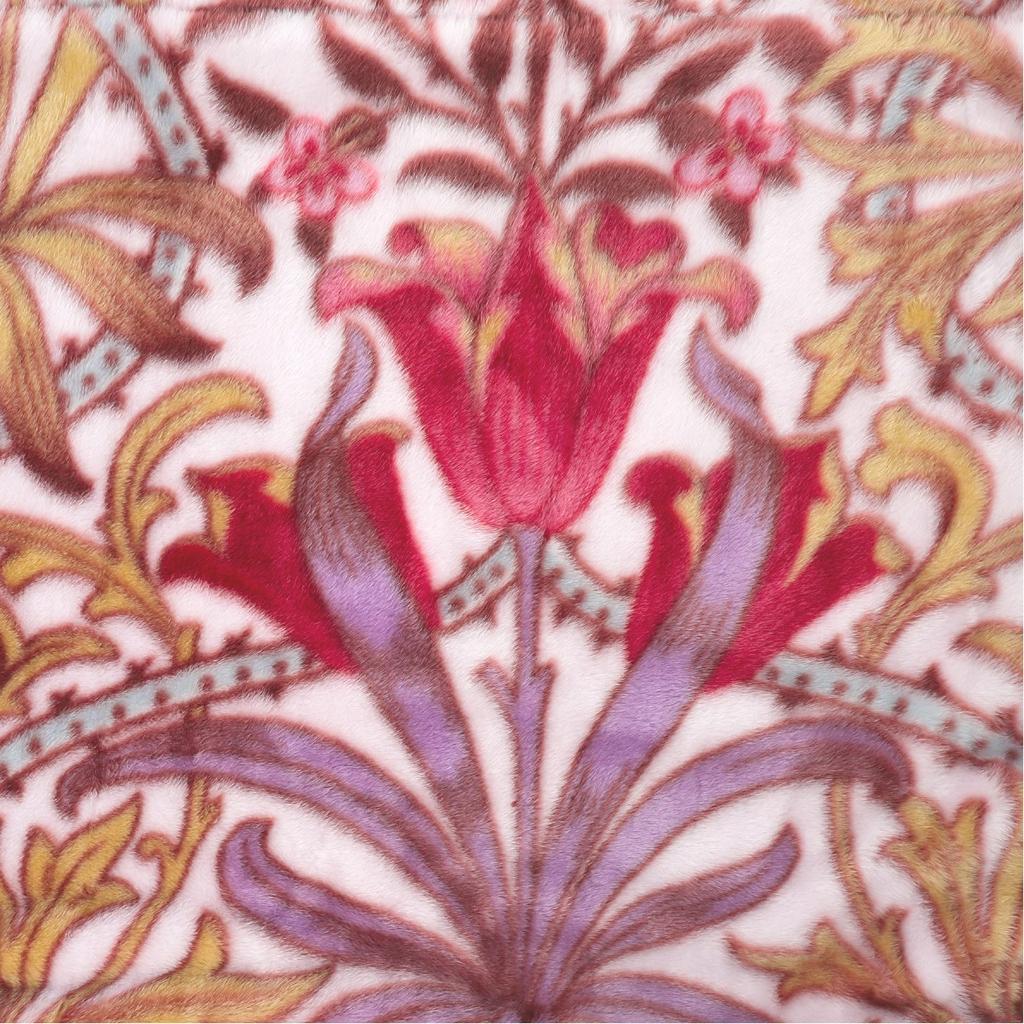 Nishikawa Morris Gallery Warm Blanket, Single, Washable, Woodland Weez, Made with Unique Yarn, Lightweight and Warm, Made in Japan, Pink, FQ03125014