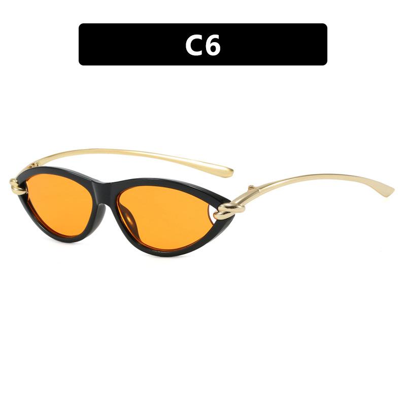 Simple Cat Eye Sunglasses New Style Street Fashion Personality Show off High-End Feelings Sunglasses for Men And Women