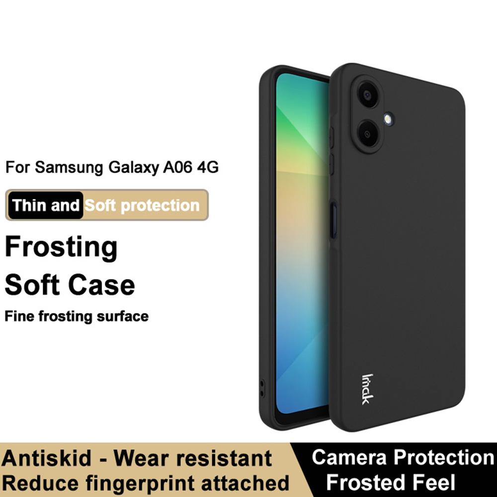 

For Samsung Galaxy A06 4G Case Matte Anti-Fingerprint Soft TPU Cover Style A