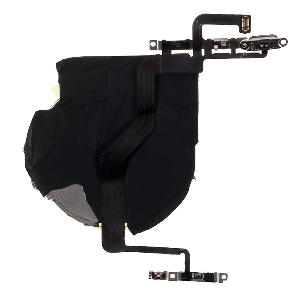 For iPhone 12 6.1 Inch/12 Pro 6.1 Inch Wireless Charging+Power On/Off and Volume Buttons Flex Cable Replacement Part (without Logo)