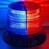 220V Magnetic Red & Blue Strobe Roadblock Warning Light