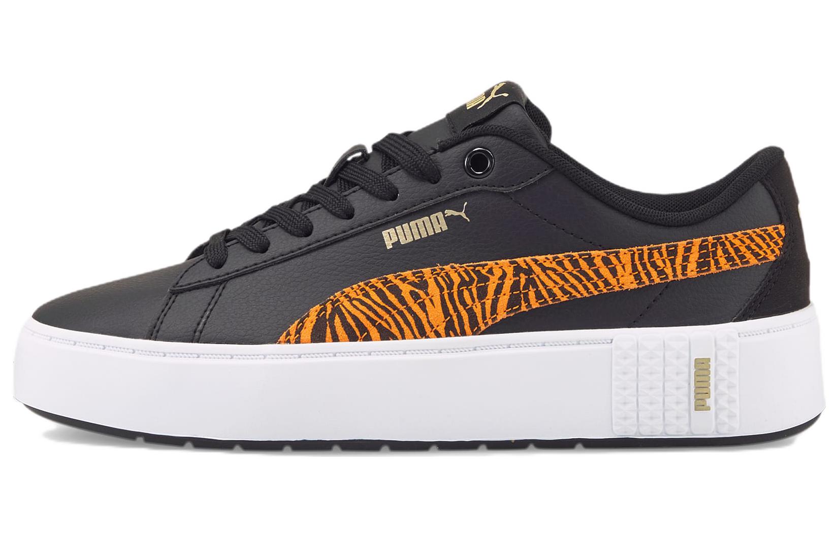 PUMA Mash Platform  Черный Белый Оранжевый  Женские 383877-01 38.5