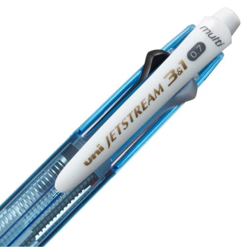 Mitsubishi Pencil Multi-Function Pen Jet Stream 3&1 0.7 Light Blue Easy to Write MSXE460007.8