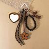 Animal Print Star Bag Accessory Multipurpose Keychain Decoration Made Of Sturdy Rope And Alloy
