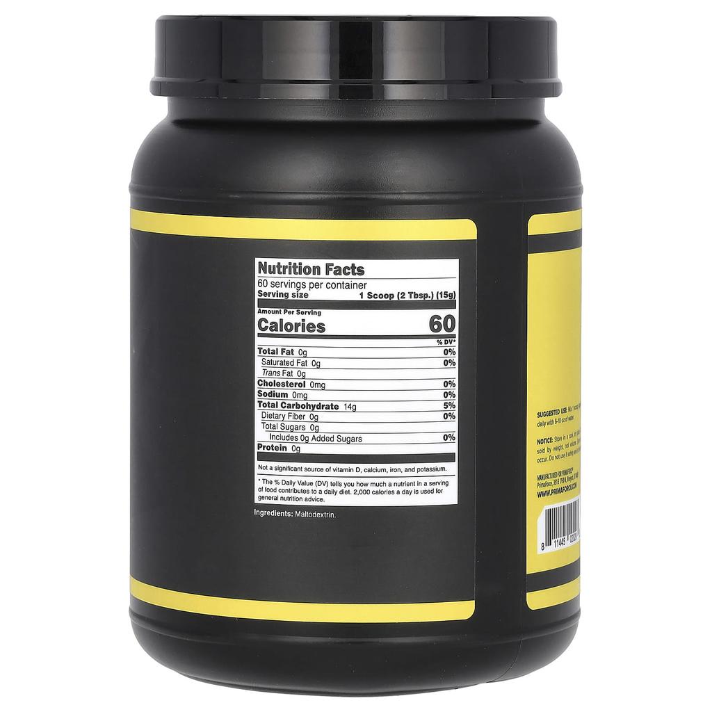 Maltodextrin, unflavored, 907g (2Lb)