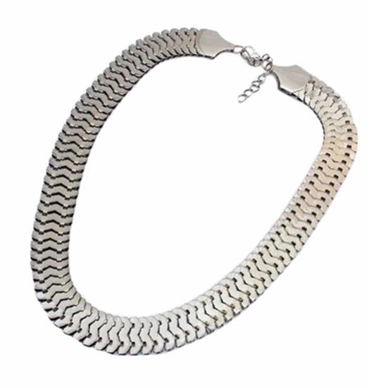 Women's Fashion Luxury Thick Chain Alloy Link Bib Choker Necklace Jewelry Gift