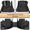 Car Floor Mats Special Waterproof And Non-slip Leather Carpet For BMW 3 E90 2004-2012 Years Car Accessories