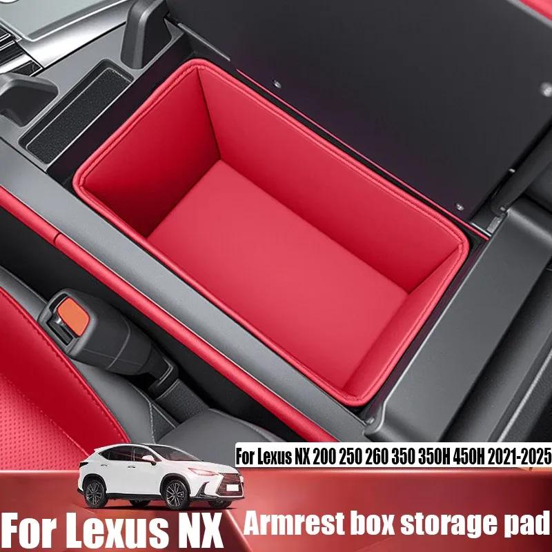For Lexus NX 200 250 260 350 350H 450H -2025 Armrest Box Leather Storage Protection Pad Car Interior Decoration Accessories