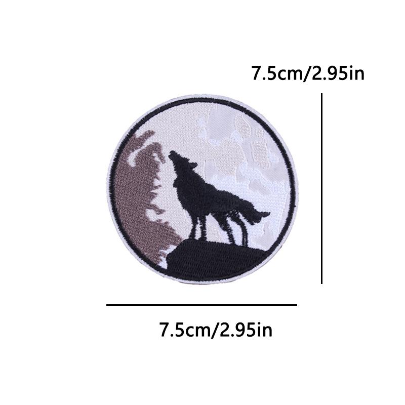 Fusible Iron On Patch Cute Animal Patch Embroidery with Cat Butterfly Dinosaur Fantasy Trio for Kids Vest Kawaii Story Decor