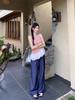 Spring Slim Plaid Sleeveless Patchwork Camisole for Women