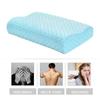 Weicher Kissensitz für die Halswirbelsäulengesundheit Memory-Schaumstoffkissen Orthopädisches Kissen Latex-Nackenkissen Faser-langsamer Rückprall
