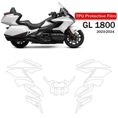 Película antiarañazos para parabrisas GL1800 para HONDA GL 1800, película protectora de TPU Real especial, piezas de protección de carenado 2023-2024