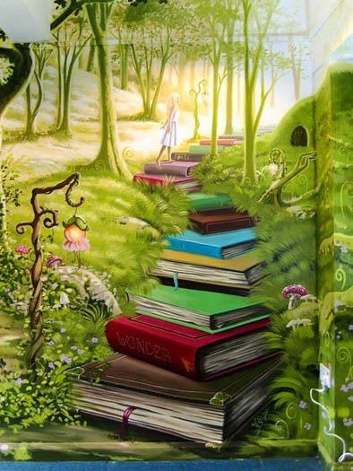 Diamond Embroidery Full Display Book Scenic Full Round Diamond Painting Cross Stitch Rhinestone Mosaic Home Decor