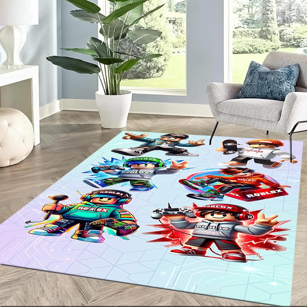 Roblox 50 Floor Mat Perfect for Bedrooms Game Room Dining Room Living Rooms Antislip Carpet Decorate Offices