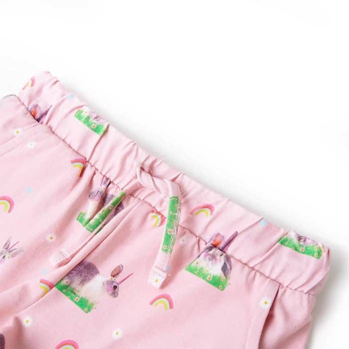 Children's Shorts with Light Pink Drawstring 92/104/116/128/140