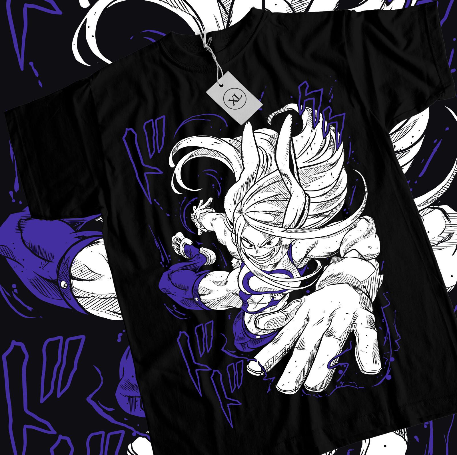 Rabbit Hero TShirt My Hero Academia Mirko Rumi Usagiyama Anime Girl All Size S