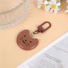Cute Cartoon Kitten & Fish Keychain Pendant - Black & White Design for Backpacks, Couples, & Students