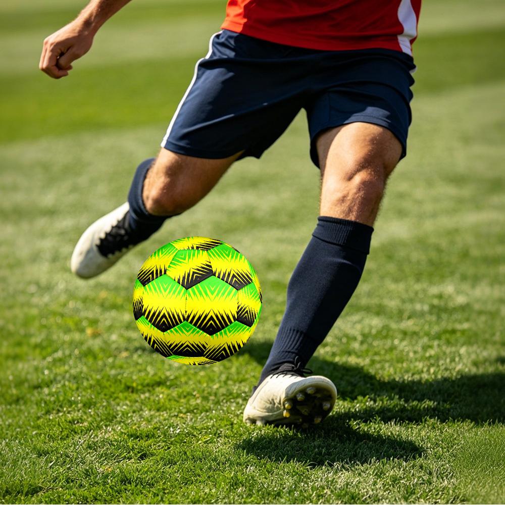 1pc Abstract Size 5 Soccer Ball Professional Match Training Football Indoor &Outdoor Sports Ball Lightweight Durable C6591