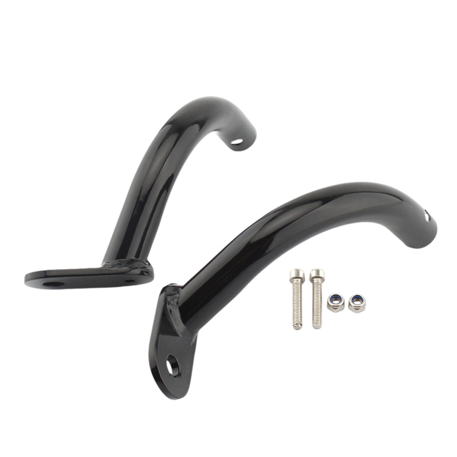 

2 Pieces Saddle Bag Guard Support Bracket with Screw Bolts for Touring 93-13 Professional Simple Installation