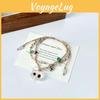 Fresh Charming And Cat Pattern Woven Bracelet For Women Gift And Casual Wear