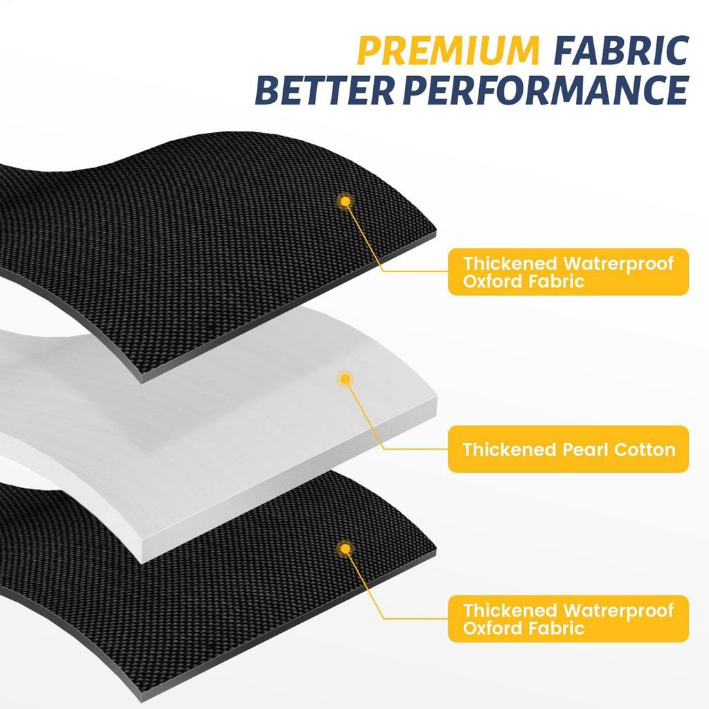 RV Door Window Cover Blackout Waterproof Shield Oxford Cloth Portable RV Window Cover For Camping Picnic Travel Road Trips