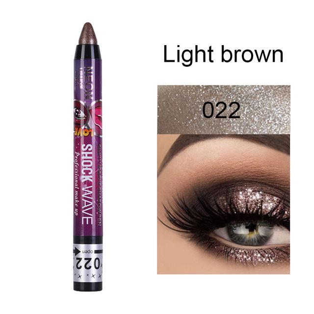 36 Colors Long -Lasting Eyeshadow Pencil Waterproof Pigment Blue Brown Black Eyeliner Pen Women Fashion Color Eye Makeup Cosmetic