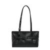 Oil Wax Leather Bag Women's New Spring and Summer Fashion Commuting Shoulder Underarm Bag Going Out To Work Tote Bag