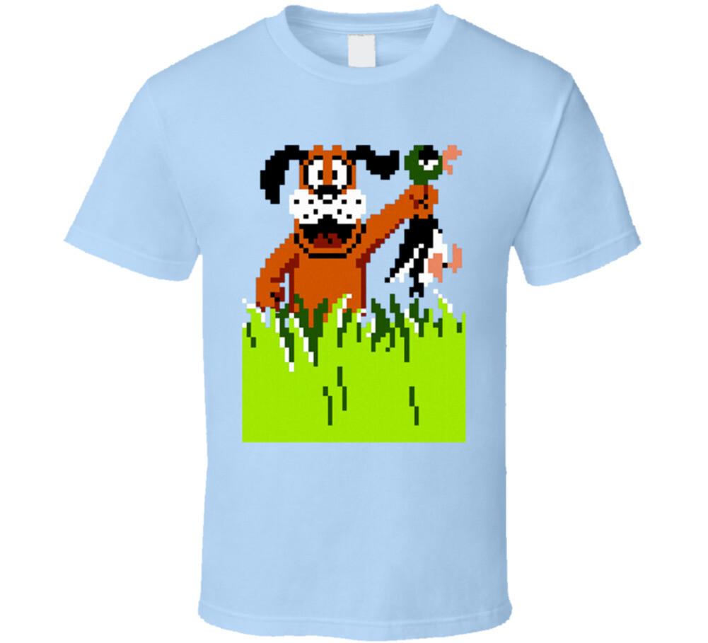 New Duck Hunt Dog 80s Retro Nintendo Video Game T Shirt L