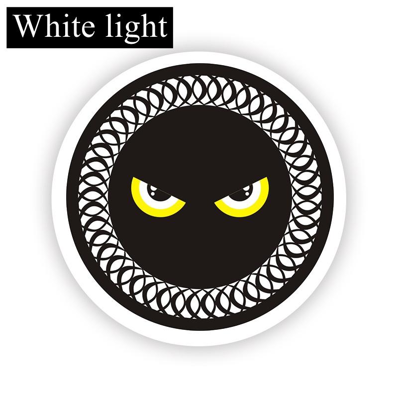 New motorcycle three-color reflective circular reflective plate, electric vehicle LED daytime running turn warning light modific