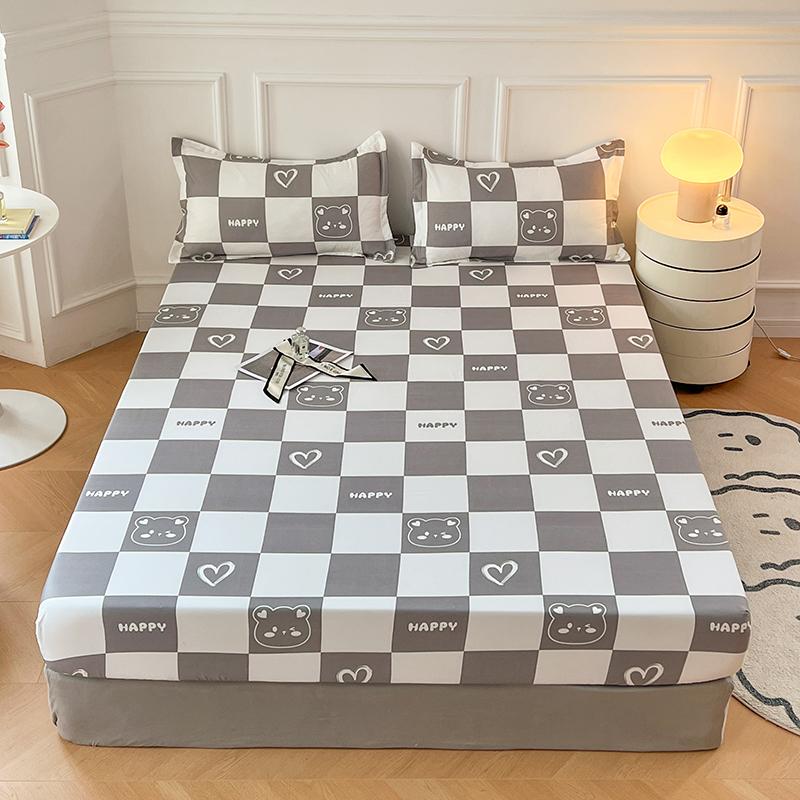 Queen Bonenjoy Size Fitted Bed Sheet With Elastic Band King Size Bed Cover Floral Style Sabanas Cama 150 Sheets No Pillowcase